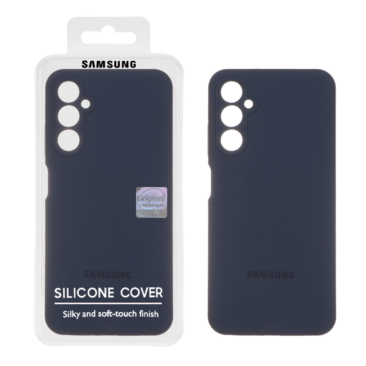 قاب سیلیکونی پاک کنی اورجینال Master Quality مدل Samsung Galaxy A05s - سرمه ای (پک دار)